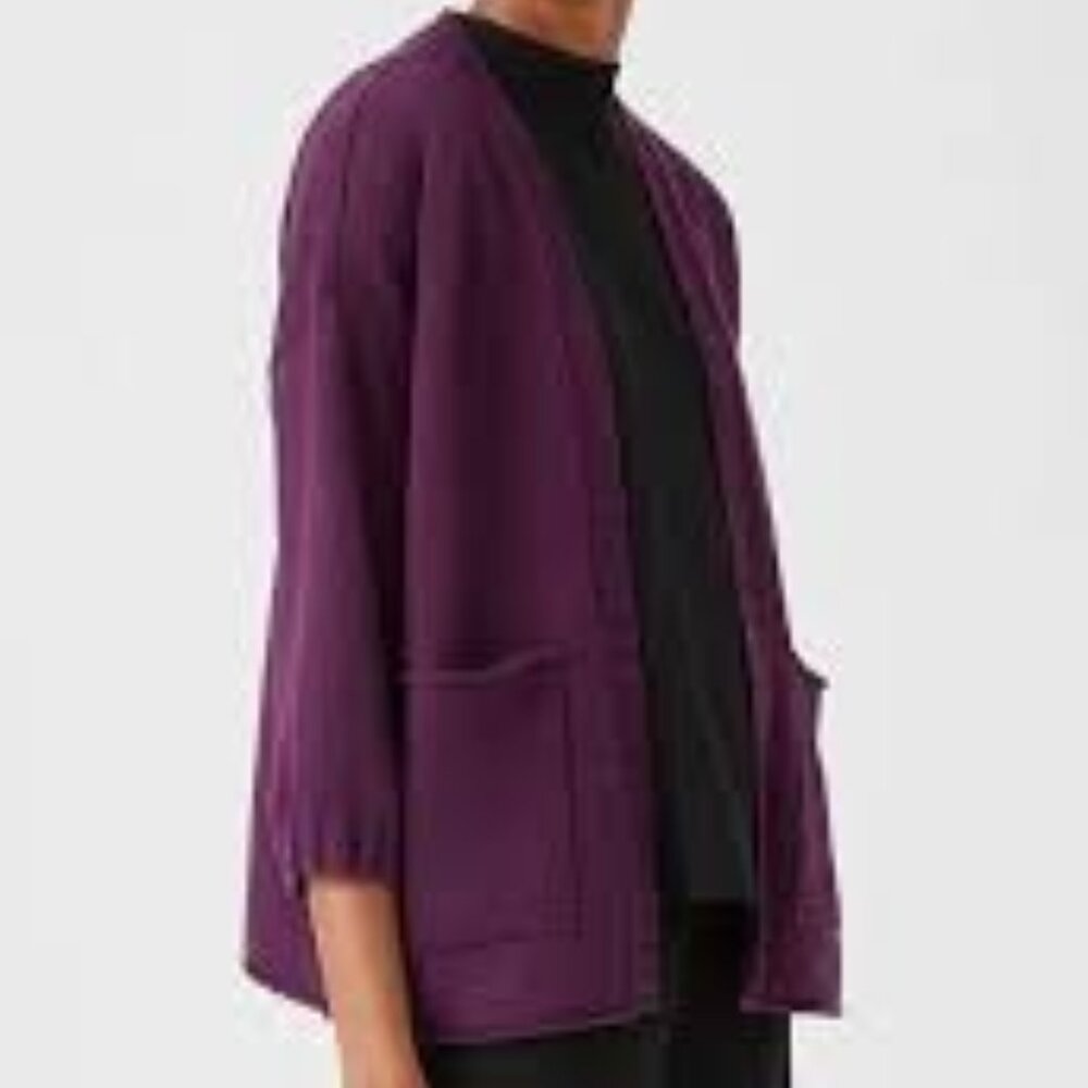 Organic Linen Cotton Cardigan 3X New